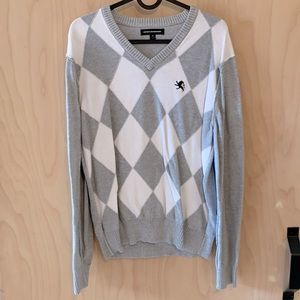 Express men’s gray pullover sweater